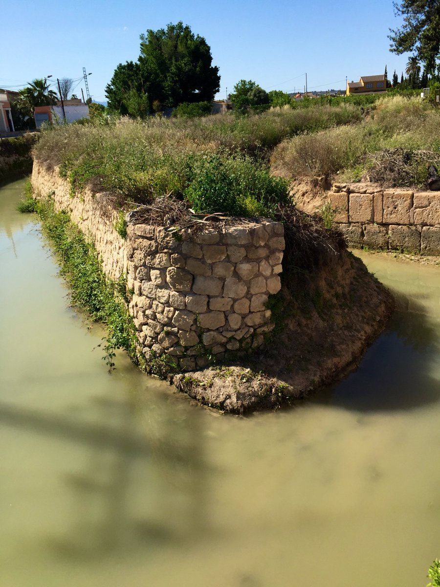 enunlugardelah1's tweet photo. 🍋#LaGramansa. En este punto confluyen las acequias #Alquibla y #Benialé, separadas por los magníficos muros que podéis ver.
Antaño lugar de baño, sobre todo en #LaRafa, que es la subida del nivel del agua cuando se ponía el #tablacho en el Molino del Rey, hoy desaparecido. https://t.co/2hynMGc8hG