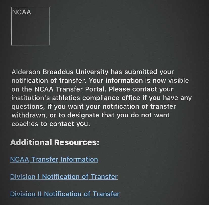 Doncolemann's tweet photo. I would like to thank Alderson Broaddus for the opportunity to play football! I have decided to enter the Transfer portal my Dms  are open to all coaches . https://t.co/hXscz60Ces