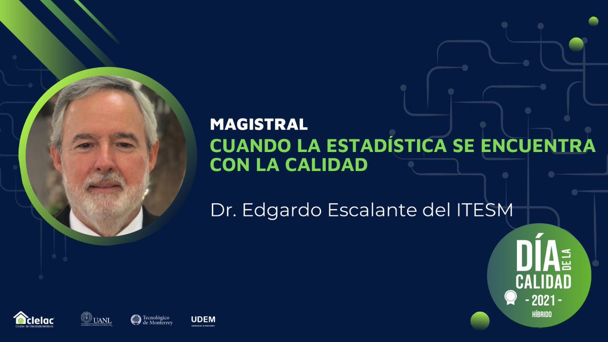 clelac_mx's tweet photo. Les compartimos los expertos que participarán el Día 2 de la 3ra edición del Día de la Calidad. 

📅17 y 18 de noviembre
Socio $500
No socio $700

Registro 2x1: https://t.co/dcV8XVBAP2
Informes melissa.ramirez@clelac.org.mx 

¡Aprovecha!

#SoyCLELAC #Calidad #DataAnalytics https://t.co/n5hzql4e5s
