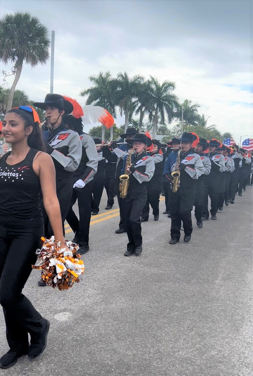 SehSeminoles's tweet photo. Last Thursday, the Marching 'Noles and Nolettes Dance Team marched in the Anna Maria Island Veteran's Day Parade. #MeetSoutheast #WeManatee https://t.co/2E8BuvqWdd