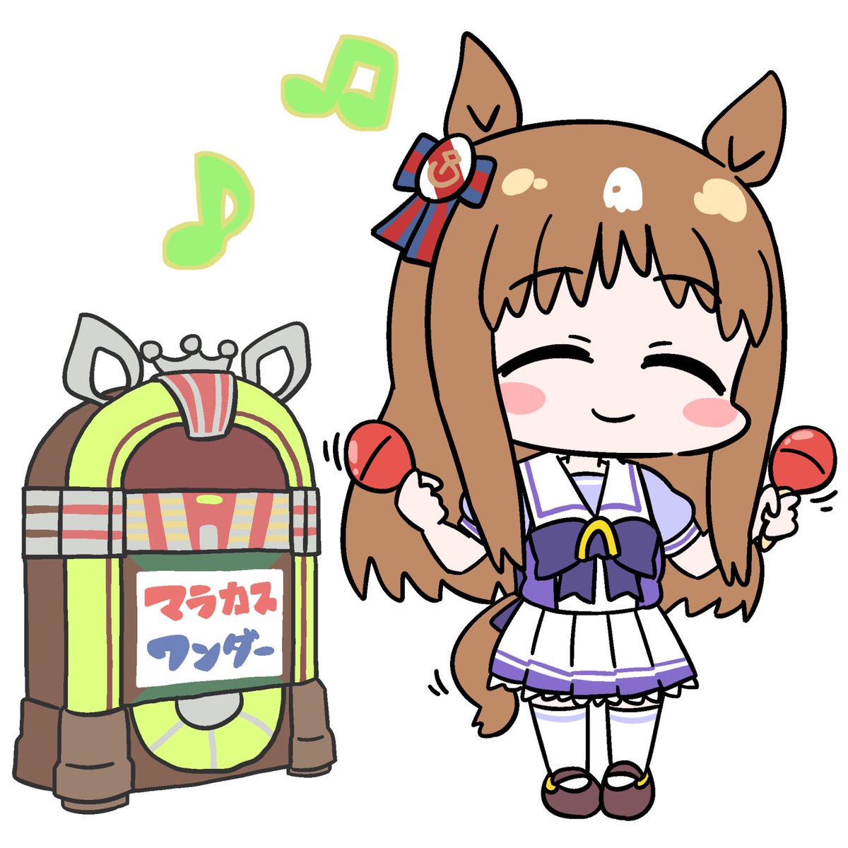 ダイワスカーレット(ウマ娘) ,ゴールドシップ(ウマ娘) ,メジロマックイーン(ウマ娘) ,サイレンススズカ(ウマ娘) ,スペシャルウィーク(ウマ娘) ,トウカイテイオー(ウマ娘) ,ウオッカ(ウマ娘) 「かわいい 」|身体能力のイラスト