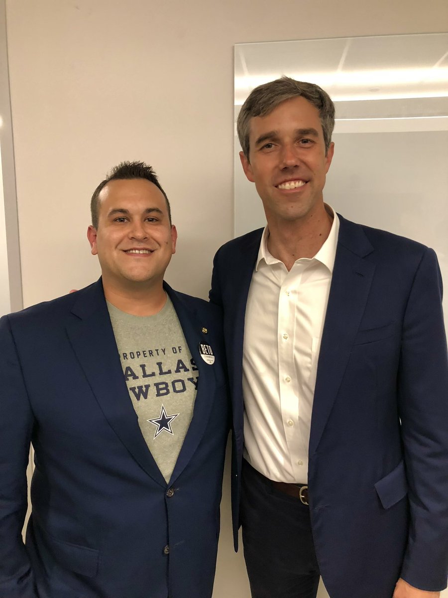 AdamBazaldua's tweet photo. Just reminiscing about when C first met our future Governor….
BETO for TEXAS!! @BetoORourke
Get your blockwalkin shoes ready!! #ByeGreg ✌🏽 https://t.co/EgVFMHBQ6Q