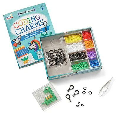 A #TOP10 GIFT in the 2021 #EngineeringGiftGuide is Coding Charms, a screen-free coding kit for children 8 and up. Children learn what coding is and are then introduced to coding principles such as loops and debugging to create fuse beaded keychains.
engineering.purdue.edu/INSPIRE/Engine…