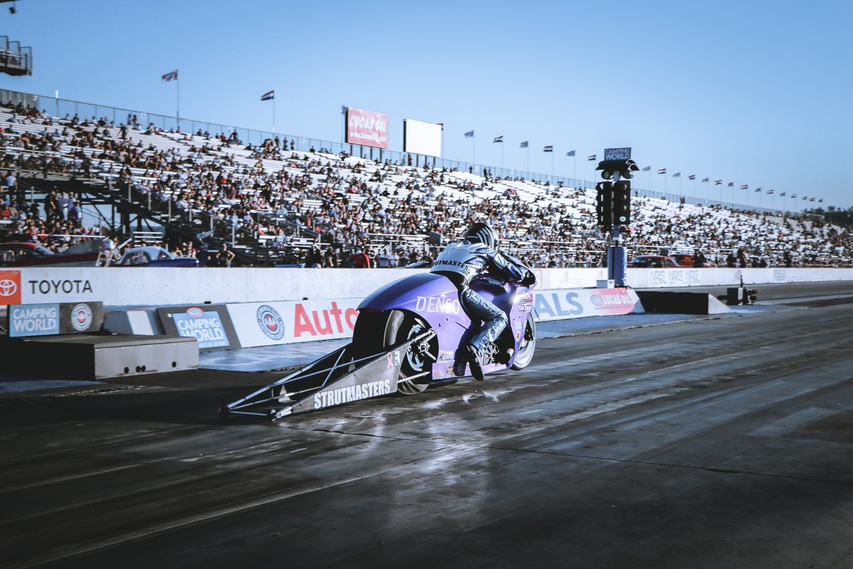 ScottPollacheck's tweet photo. As many of you know, we're stepping away from a full-time schedule next season to build our forever home but you'll be seeing us again in the future. Don't you worry about that! 😉

#NHRA #NHRApsm #NHRAFinals https://t.co/c4V9RtEJ7i