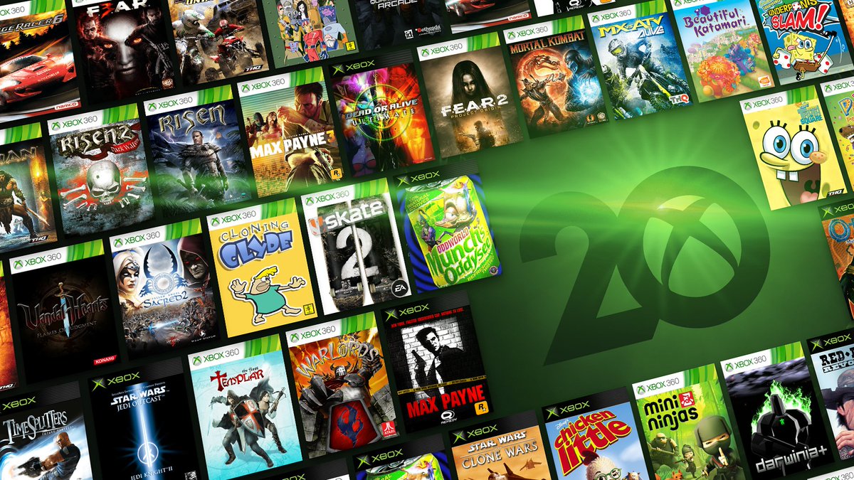 Celebrate 20 years of Xbox with the titles that defined it.​​
 
Play 70+ newly added classics on modern Xbox hardware with backwards compatibility now: xbx.lv/2YMxiez​ | #Xbox20