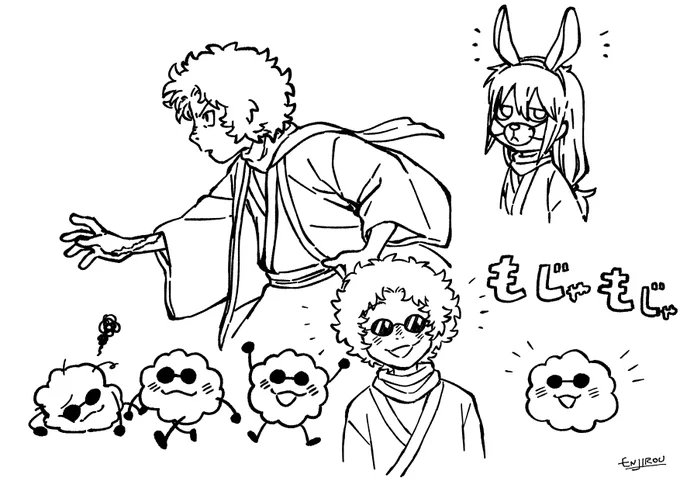 スペースで話ながら描いてました。 