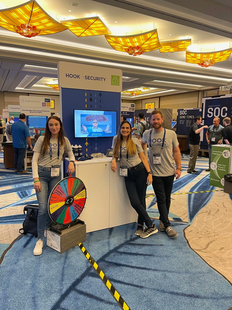 hooksecurityco's tweet image. The Hook Security team had a blast at IT Nation in Orland last week! 🚀

#ITNation #SecurityAwarenessTraining