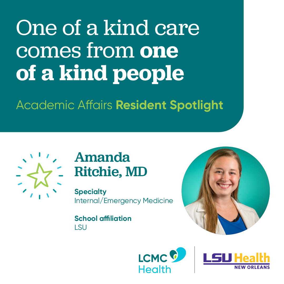 LCMCHealth's tweet photo. Academic Affairs spotlight π‘π
π Meet Amanda Ritchie, MD whose specialties are Internal & Emergency Medicine.
Her #littleextras are her love for theatre & film and her experience as a medic in the Canadian Forces.
https://t.co/sM3qGZawPg https://t.co/zYiMwYFVeM
