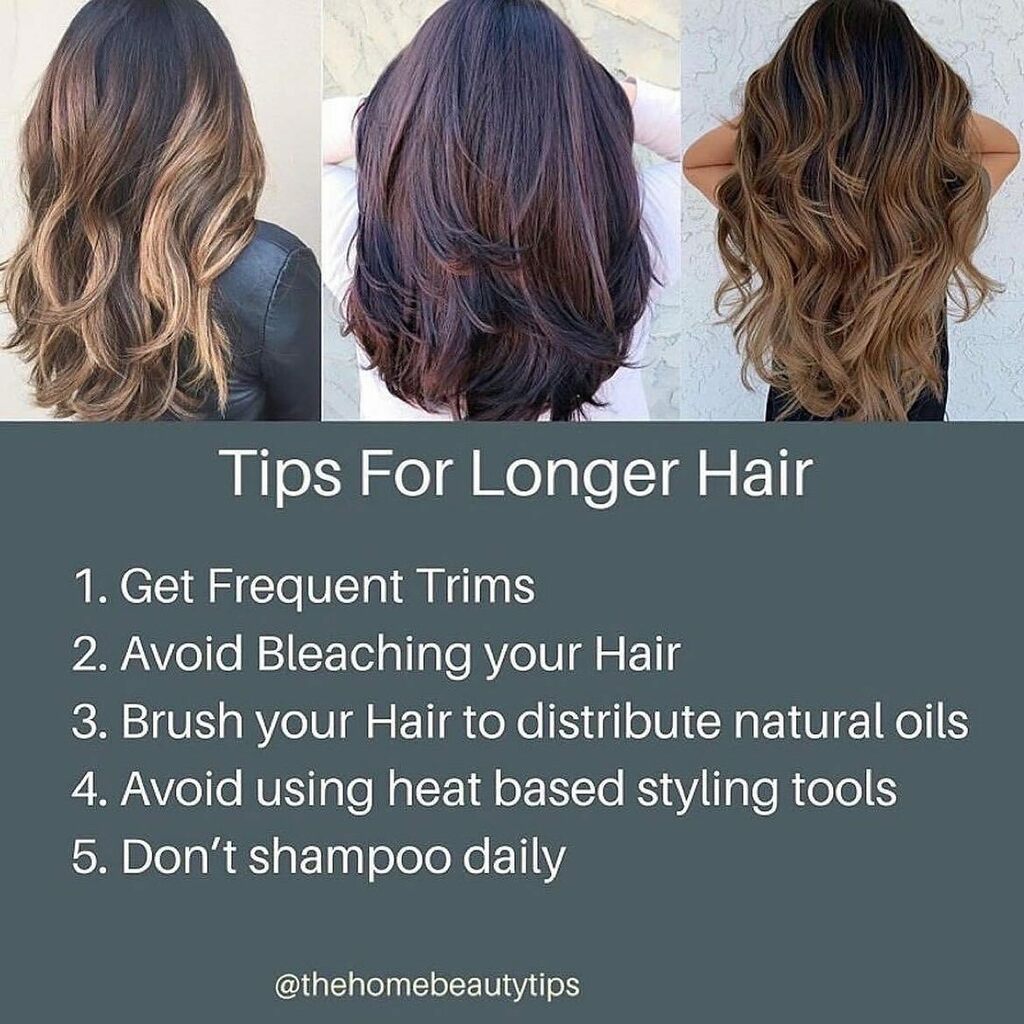 HBTtwit's tweet photo. Tips For Longer Hair
👉 @thehomebeautytips 
Get Frequent Trims
Avoid Bleaching your Hair
Brush your Hair to distribute natural oils
Avoid using heat based styling tools
Don’t shampoo daily

#beauty #skincare #hair #haircare #lipcare #love #like #insta… https://t.co/S0UeDNc4H2 https://t.co/6Sx9q2qteC