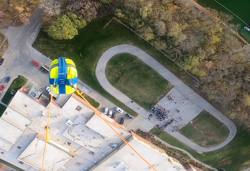 OPS_Sciences's tweet photo. @ThePocketLab @OPS_RMMARRS First look at onboard @GoPro footage recovered from this morning's #highaltitudeballoon #OPSHAB98 @OPS_RMMARRS https://t.co/xAnjYj7GiB