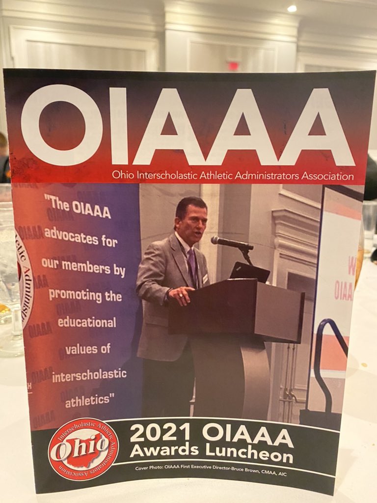 Kaufy24's tweet photo. Congrats to Princeton AD, Joe Roberts, who was presented the 2021 Athletic Director of the Year Award from the @oiaaa today in Columbus.
Congrats Joe!!! #GMCPride
@VikeNationAD @princetonviking @vikingBollmer87 @TDBempower @gmcsports https://t.co/d9fRXI8Ohi