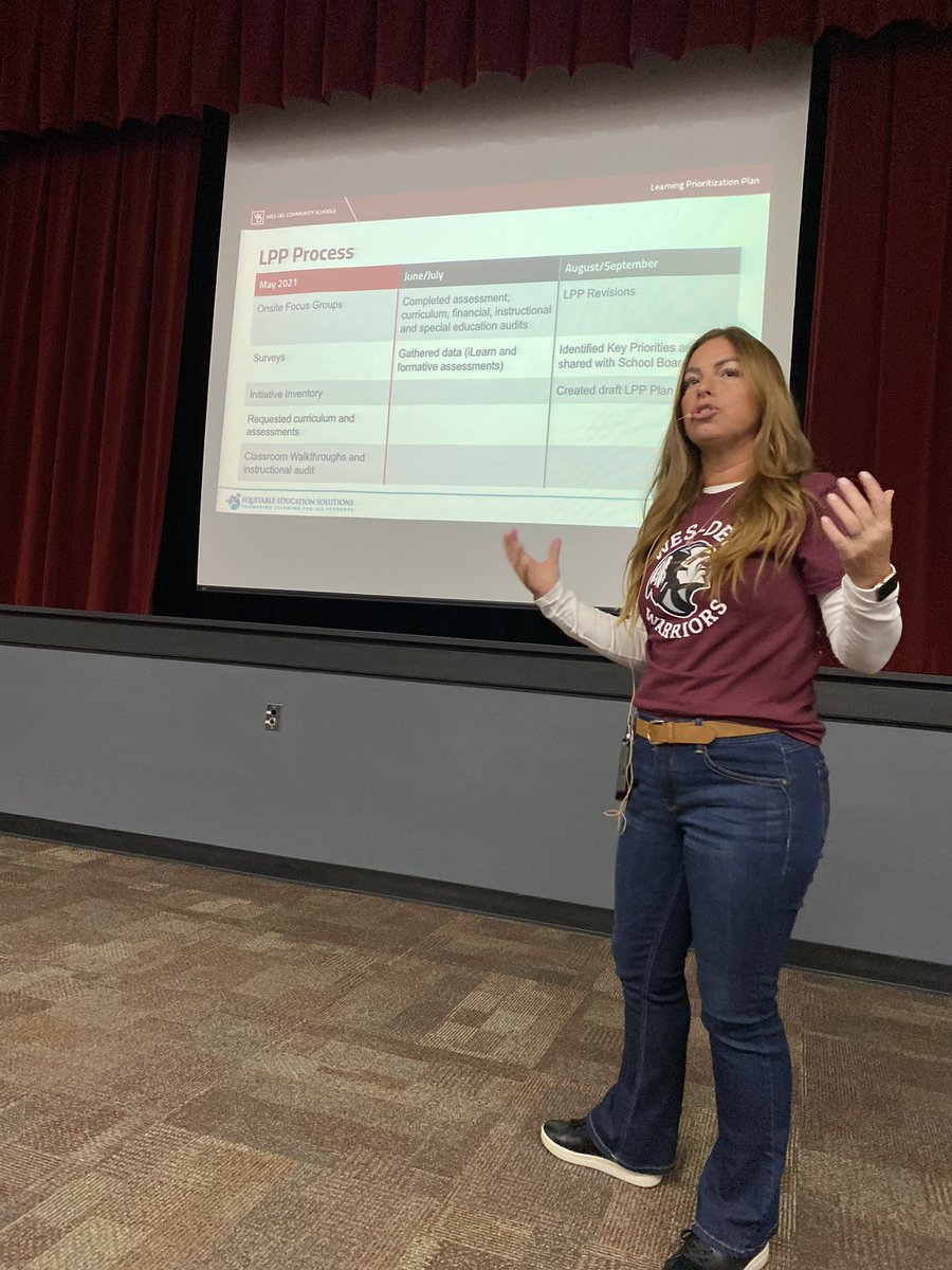 eesinnovation's tweet photo. The staff at @WesDelSchools rolled out their Learning Prioritization Plan today. This plan will help guide the district’s work with students for years to come. #K12Boost #LPP https://t.co/q2IIOGTnfP