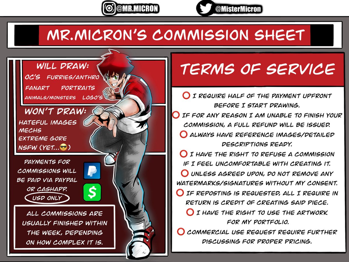 Mr.Micron (Commissions Open) tweet media