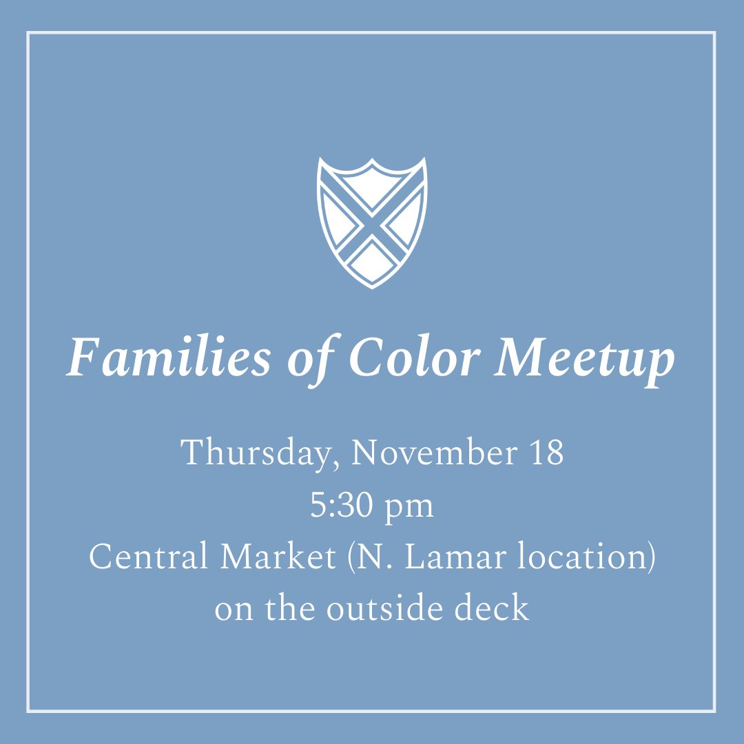 31st Street families: Come break bread and discuss initiatives and events happening at the Lower and Middle Schools! We hope to see many families there - RSVP using ow.ly/Xw7y50GO2OU. #sasaustin