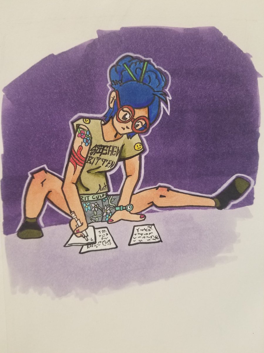 StitchedK's tweet photo. I bought some of those culprit #ladyboxers and they are officially the best thing in my closet, not sponsored just drowning in comfort ๐คค #copics #copicmarkers #copicart #artwork #art #comfy https://t.co/4gJReiiz8i