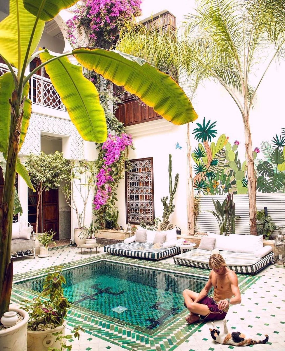 UnicFoot's tweet photo. Moroccan traditional house ✨ https://t.co/Tiou2mu46m