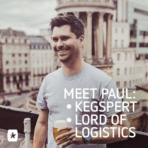 kegstarkegsuk's tweet photo. Meet Paul, our resident kegspert + #stockcontroller. He makes sure all #kegs & #casks leave our warehouse on time, in full and ready to be filled with customers great brews. After a long week of counting on lorries, Paul likes to kick off the weekend with a nice Keller Pils. ๐ป https://t.co/9YddaOhobX