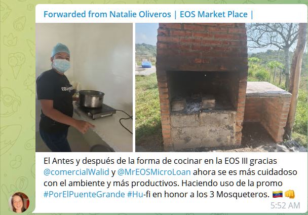 EOSPGLMLT_BP's tweet photo. #EOS Investing with a difference. Our promotion to help individuals finance electric stoves is making a big difference. One EOS account member shared the before &amp; after of how she cooked. Showing how this can me done 1000x. EOS is showcasing banks edge to always win is démodé. https://t.co/Kjl3TIsaOd