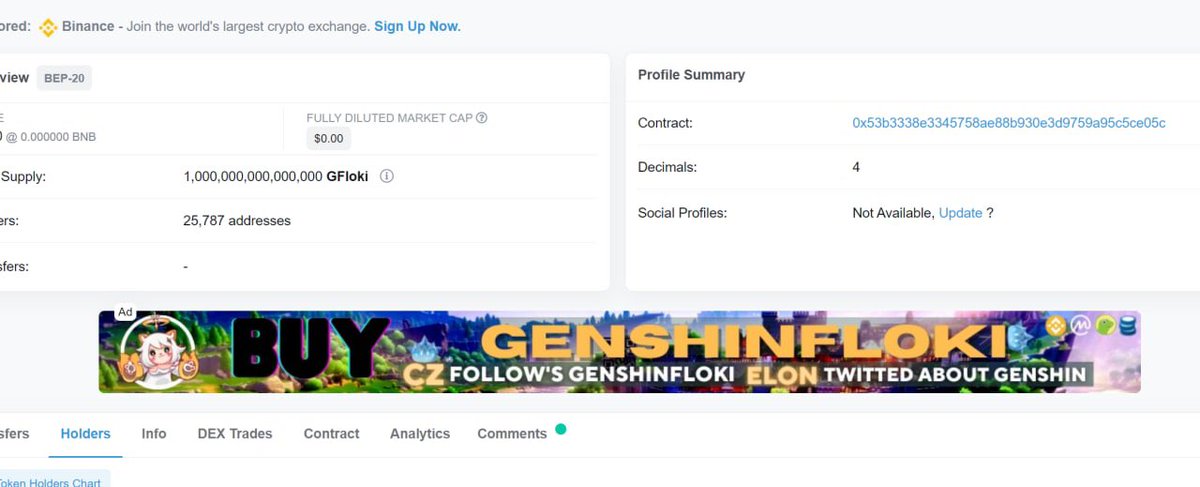 🌟HUGE PUMP INTO SPACE

 GFLOKI ARMY! BSC WEBSITE ADVERTISEMENT IS NOW LIVE 🔥🔥
<a href="/bscscan/">BscScan</a> 
#GFLOKI #BNB #BSC #BSCGems