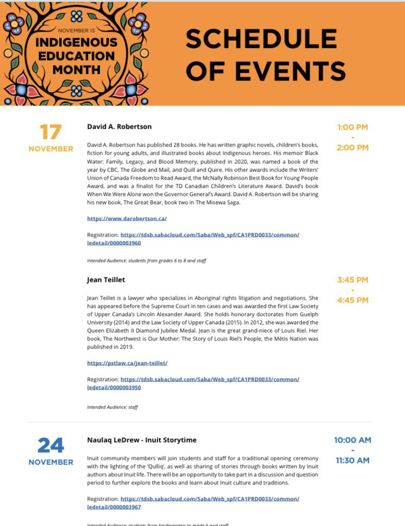 UIEC_TDSB (@uiec_tdsb) on Twitter photo Another great week of programming for Indigenous Education Month. November 16 is Louis Riel Day - please join @Alioviola and <a href="/jeanteillet/">Jean Teillet</a> on November 17. Please sign up on MyPath Another great week of programming for Indigenous Education Month. November 16 is Louis Riel Day - please join @Alioviola and <a href="/jeanteillet/">Jean Teillet</a> on November 17. Please sign up on MyPath