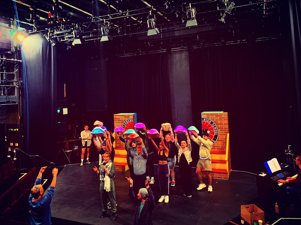 Kierbro's tweet photo. Corn Nuts! Don’t miss an exclusive first look at the @HeathersMusical London cast in rehearsals on the @itvnews starting at 10pm TONIGHT! #Heathers #London #musical #theatre #sovery https://t.co/XnNwW9CXNU
