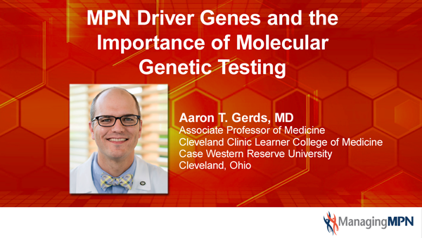 Approximately how many patients won't have a driver mutation, and what do you do with those patients❓
SHORT📰🔛MPN➡️bit.ly/3hXeCPQ
<a href="/AaronGerds/">Aaron Gerds MD, MS</a> 
#meded #medicaleducation #SoMe #CME #CPE #doctors #pharmacists #cancer #rarediseases #oncology #hematology #medtwitter #mpnsm