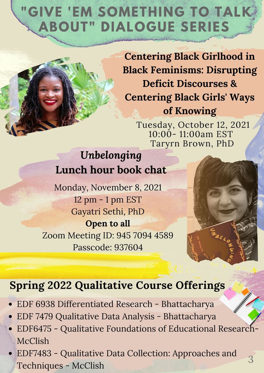 ufqual's tweet photo. Check out and share our Fall Qualitative Research newsletter, designed by D'Annette Mullen!
https://t.co/3pGmYatpKO
#ufqual #qualitativeresearch https://t.co/ytWOSpMoKA