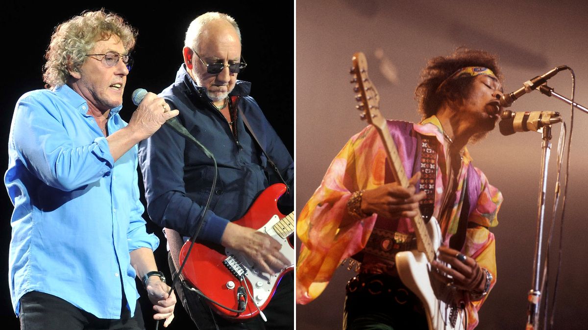 GuitarWorld's tweet photo. Roger Daltrey says Jimi Hendrix “stole Pete Townshend’s stage act completely” https://t.co/VBNeQdjDiu https://t.co/gfqCJMOzYk
