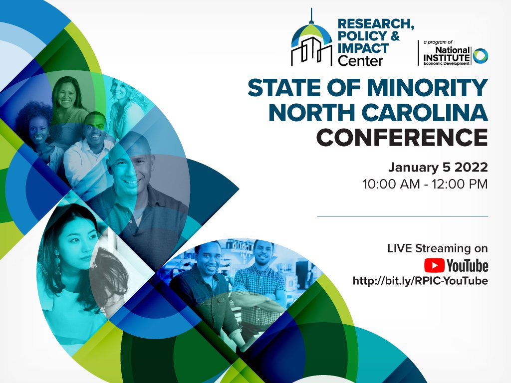 policy_nc's tweet photo. Don't miss our exciting line up of speakers during the end of year State of Minority North Carolina conference https://t.co/hQuMgrDUe4 https://t.co/zalcjOwGzZ