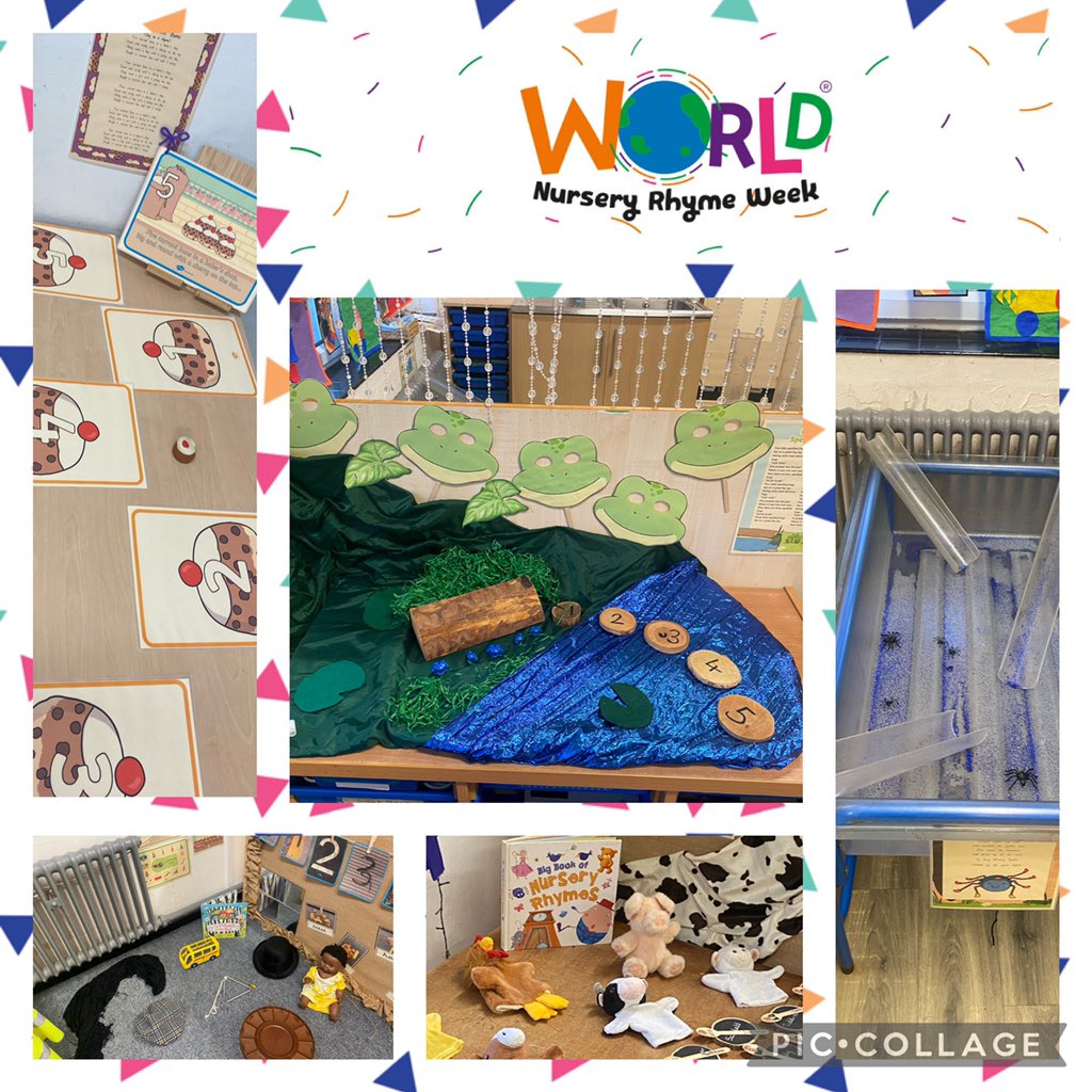 Reception have been busy exploring our Nursery Rhyme areas today. @StJosephStBede #SJSBEYFS #SJSBEnglish #NurseryRhymeWeek #LanguageAcquisition #SpeechDevelopment