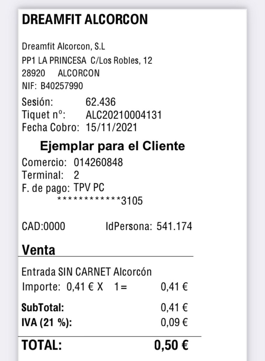 Hola <a href="/DreamFit_es/">Dreamfit | Gimnasios</a>, hoy me habéis castigado por dejarme la pulsera. Sí, de acuerdo, es la segunda vez que me pasa, soy tremendamente despistado, pero eso que hacéis es lamentablemente vergonzoso, ruin  y deleznable.