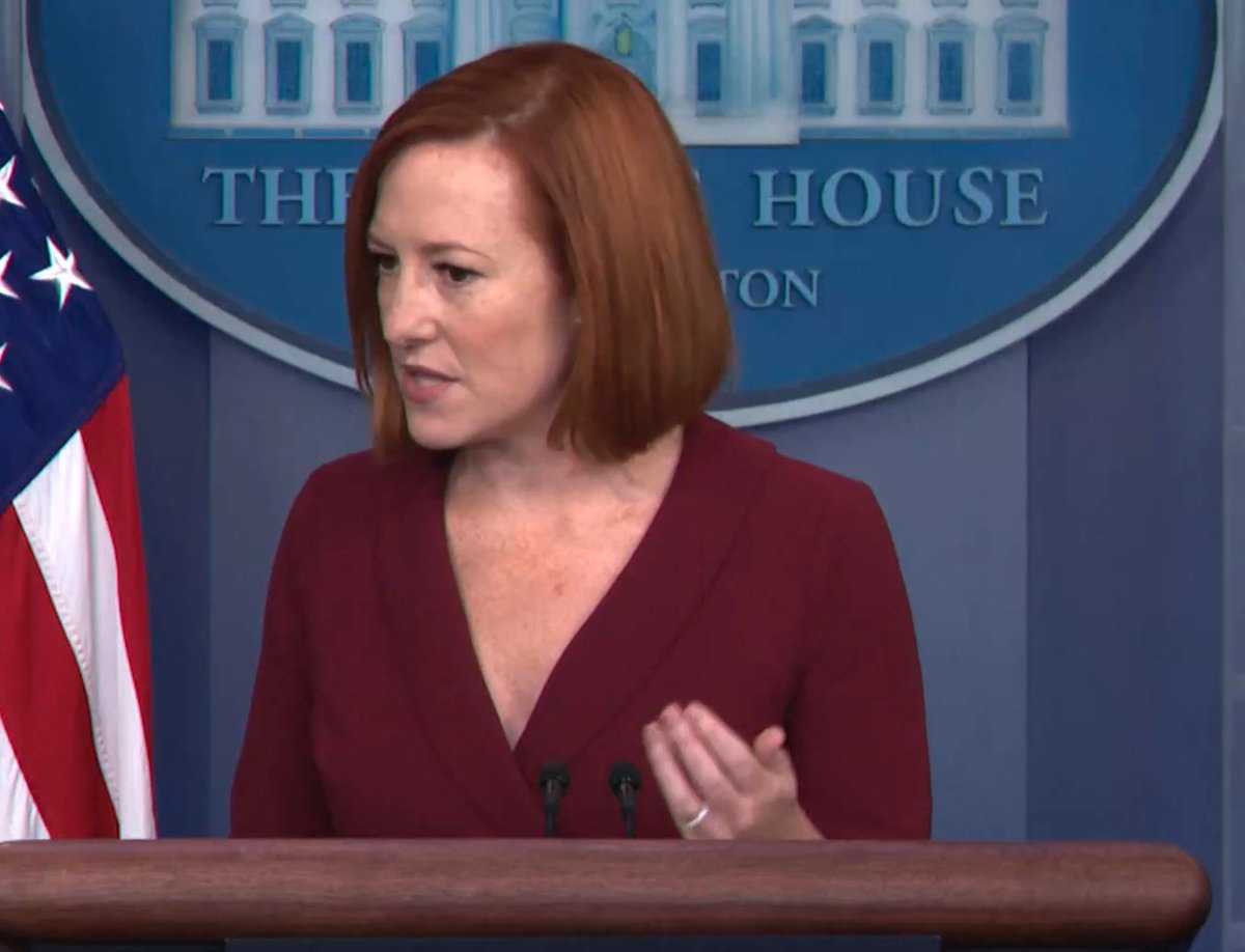 newsguyusa's tweet photo. "They call him Sheriff Joe for a reason," says @PressSec of @POTUS, as she talks about the infrastructure bill signing ceremony that'll take place this afternoon at the @WhiteHouse. https://t.co/M1h1IfdnGe