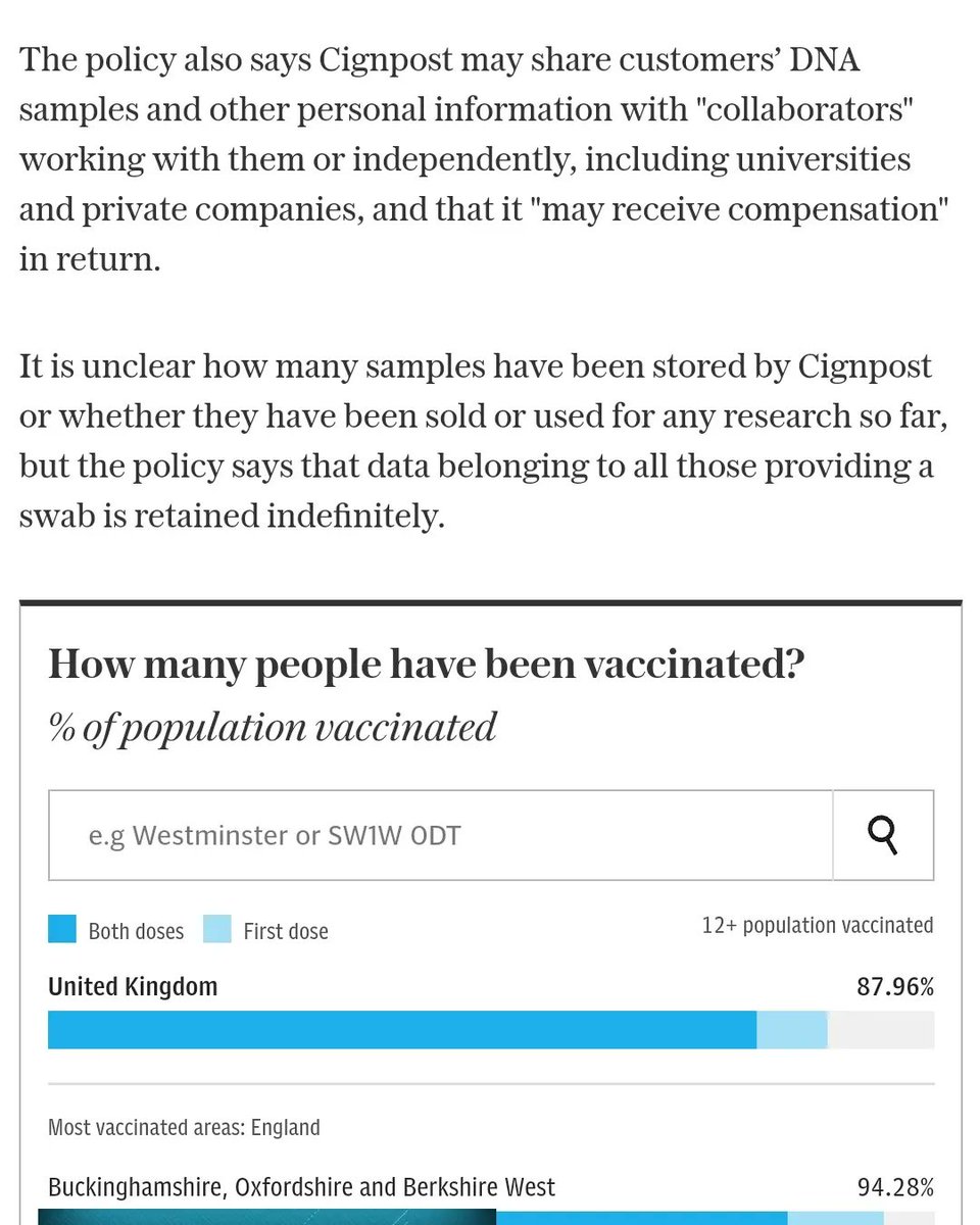 wolfshead79's tweet photo. So those swabs they were trying to scratch your brain with, guess what .... they sequenced your DNA and are going to sell it.
#dna #covidvaxexposed #truth #freedomforall #freedomofchoice #stopcorruption #stopthecabal #STOPTHEMACHINE #newworldorder https://t.co/H4RIXfQNPd