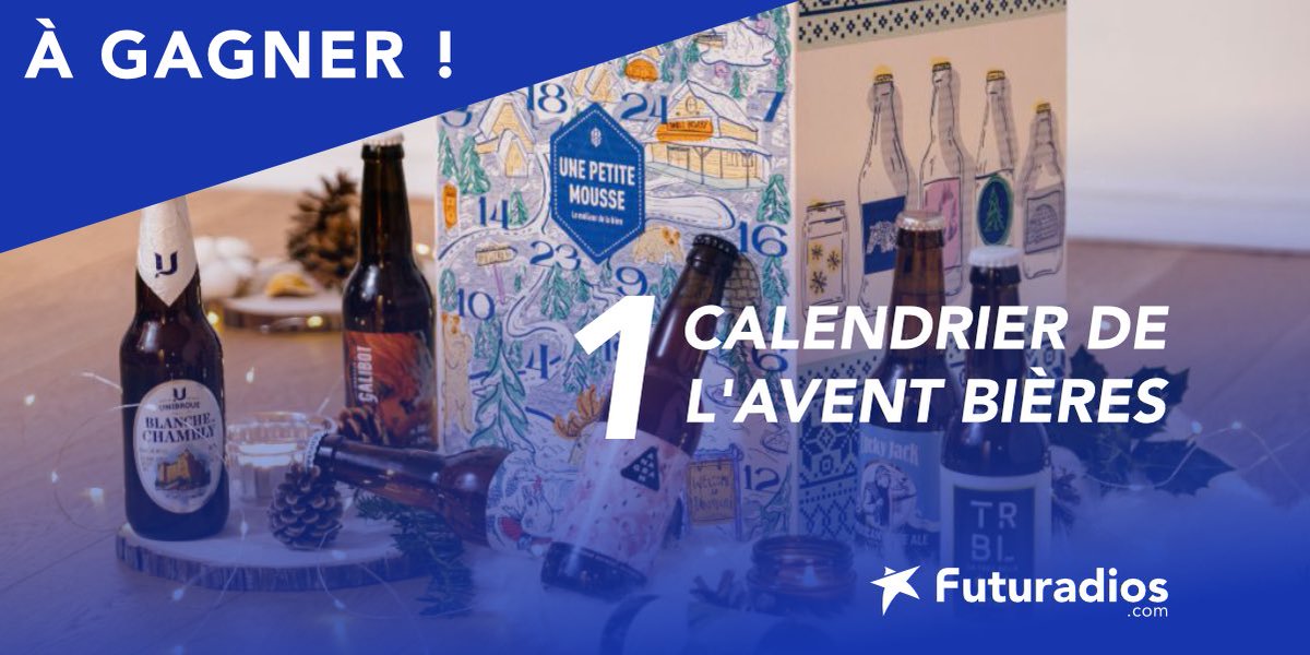 futuradios's tweet photo. 🎁#Concours 

Futuradios et Une Petite Mousse vous font gagner un calendrier de l’avent bières 

Pour participer:
⭐RT le tweet
⭐Follow @1petitemousse et @futuradios 

🌠Double chance:
⭐Suis le compte twitch de futuradios https://t.co/qkpkwOk9ez /futuradios

🍀TAS le 07/05 https://t.co/KeX19FMwXC