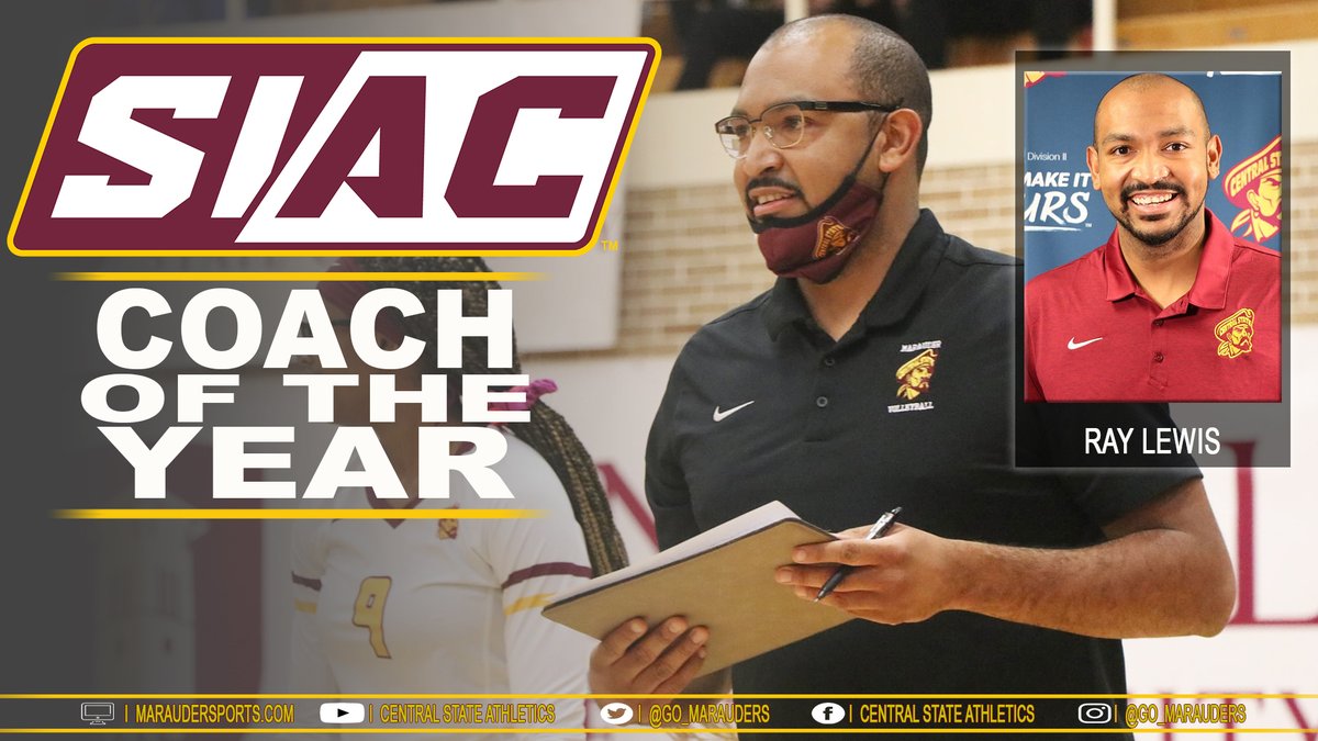 GO_MARAUDERS's tweet image. Central State’s Jazmyne Walker, Ajanae’ Cressey &amp;amp; Hailey White earn All-@TheSIAC honors; Ray Lewis named Coach of the Year

@CentralState87 @StudentPres @ADTaraOwens @CoachRayLewis @Andre247Now @HBCUGameday @daytonsports @FirstPointVB @womensvbmag @AVCAVolleyball @xeniagazette