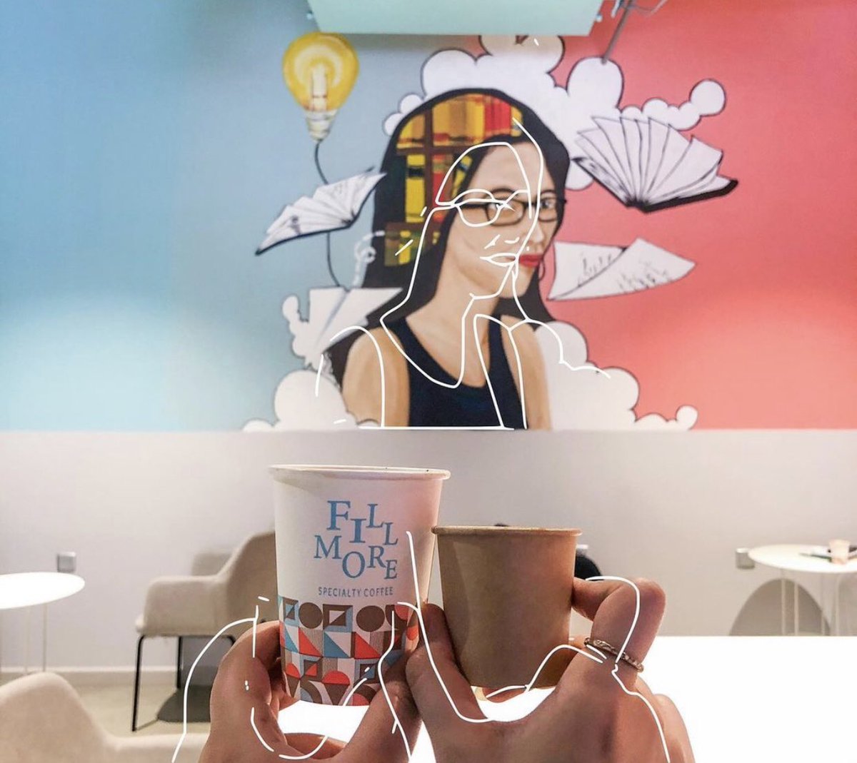 95Thesisters's tweet photo. مساء الخير 🌿fillmore_coffee
طلباتنا : فلات وايت و كورتادو البن من ثري بينز
المكان : جميل و شرح و حلو و مرتب و مناسب للجمعات🤩
الموقع: حي الملقا
#قهوة #كوفي #كوفيهات_الرياض #قهاوي #قهاوي_الرياض #رياض #الرياض #فلات_وايت #flat_white #كورتادو #الملقا #الملقاء_الرياض #أنس_بن_مالك https://t.co/SYlkH3rc6P