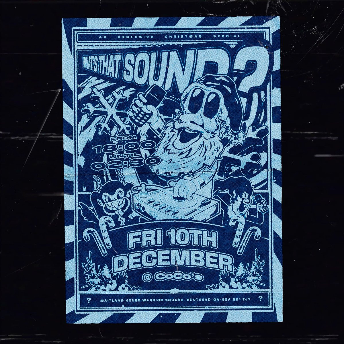 WhatsThatSound0's tweet photo. Ending The Year With A Christmas Special 🎄

Loads More In-Store, Alongside A Special Fuse / Infuse DJ 🎬

Be Sure To Not Miss This One 📞

https://t.co/2nm1WgVeuo

Ticket Link ⬆️ https://t.co/MFYRkZaRPp