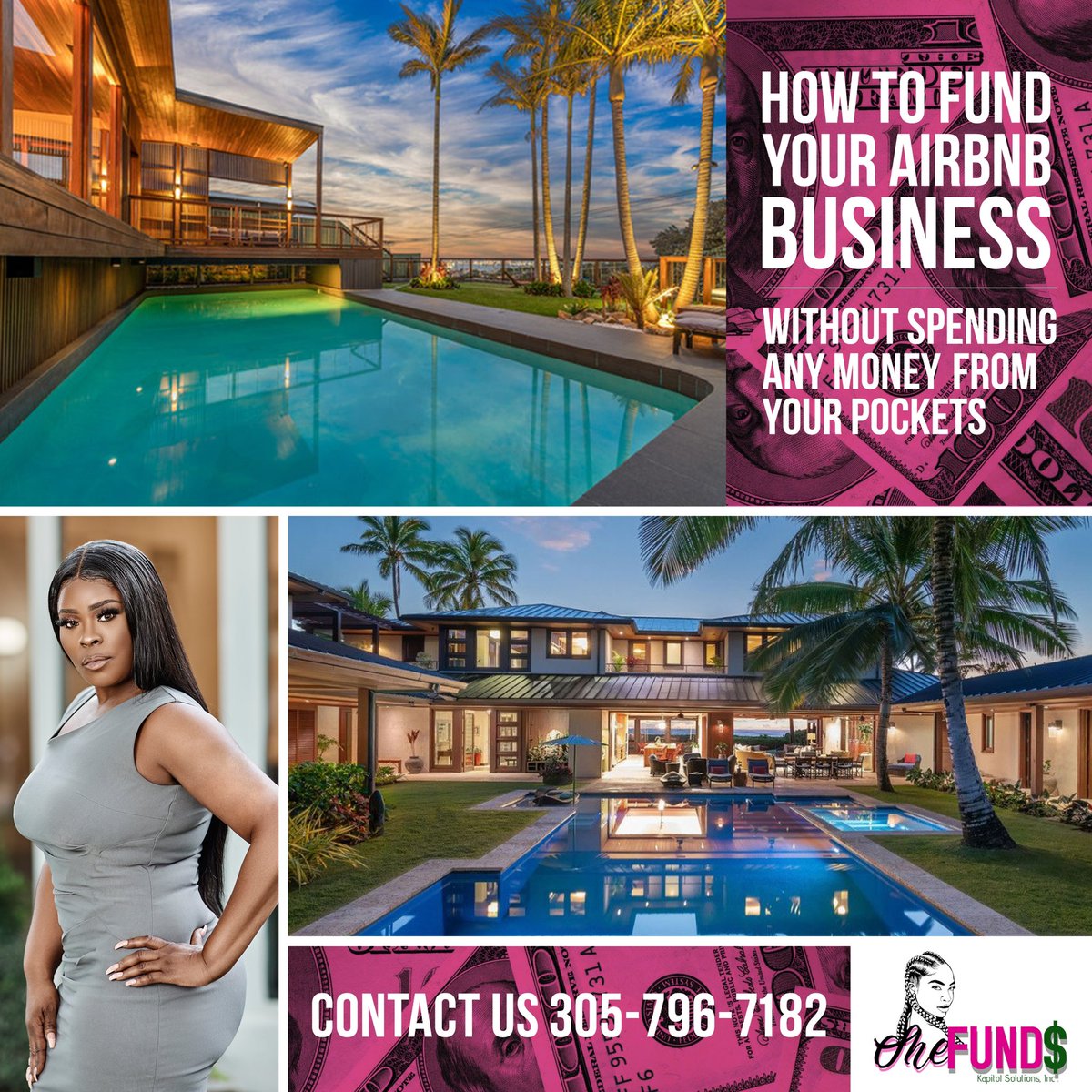 KamaraStokes's tweet photo. Making moves is what I do and help others do the same! Are you interested in learning more about the #AirBNB business and funding your AirBNB business without spending any money from your pockets? If so, I would love to hear from you. Deets on flyer.
..
#Services #KamaraStokes https://t.co/SEySRo2Su3