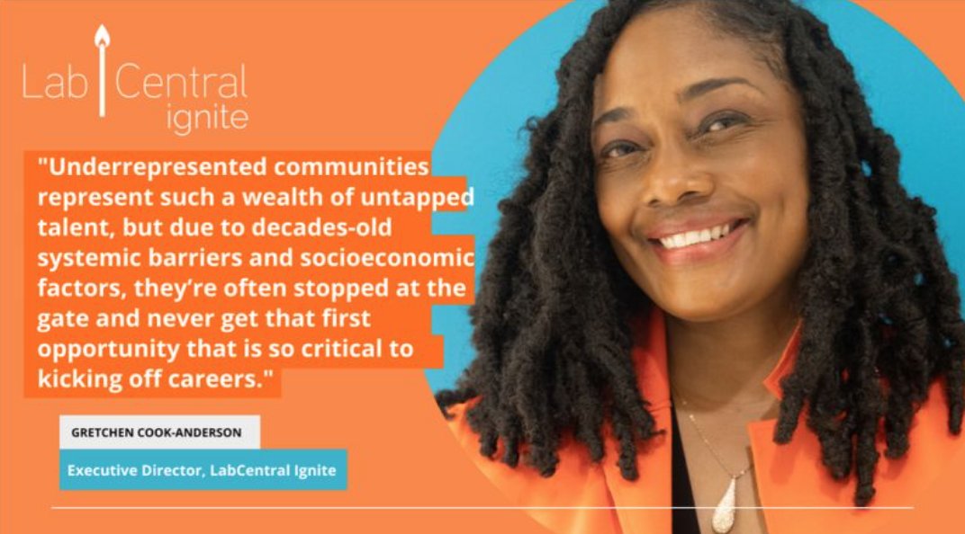 ShaziaMir71's tweet photo. Presenting Gretchen Cook-Anderson, Executive Director of @IgniteLC @labcentral #WeIgniteChange @labCentral - Welcome to the team! https://t.co/0nARtjj3VI