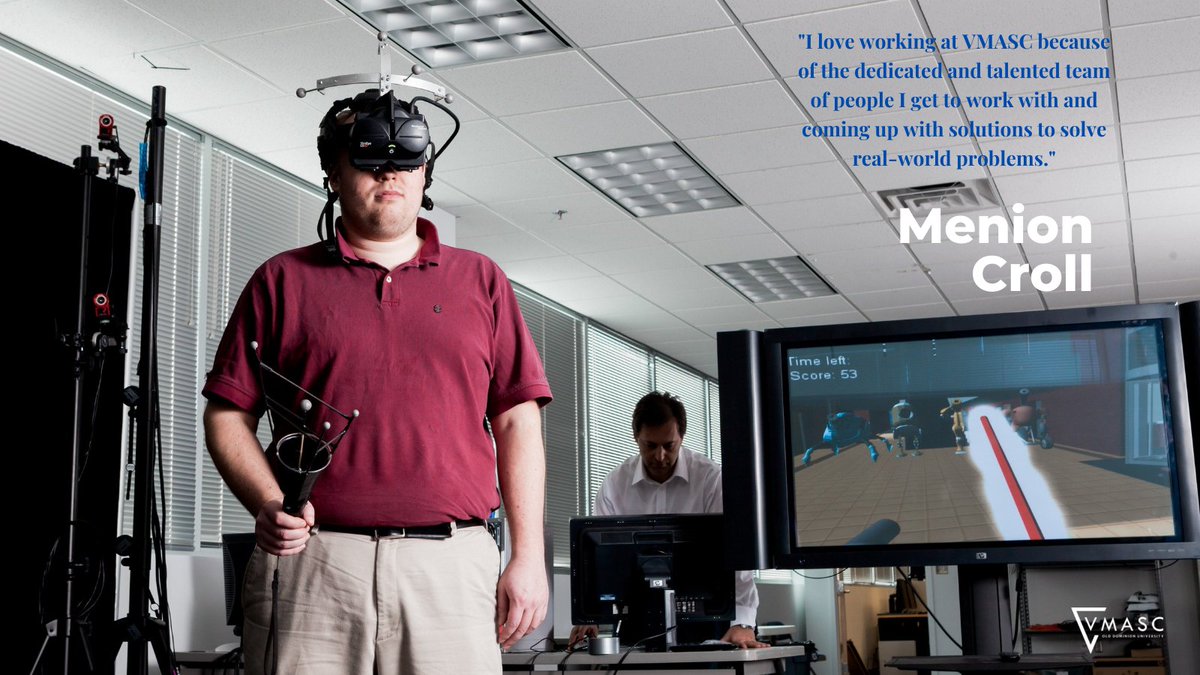 vmasc_odu's tweet photo. In continuing our celebration of #NationalSTEMDay which occurred on Nov. 8, throughout the month we are celebrating our amazing and talented Lead #ProjectScientists. Please meet Menion Croll, a #software #developer who has been with VMASC for 15 years!
https://t.co/lnQrdSt9zJ https://t.co/IECKGzINhL