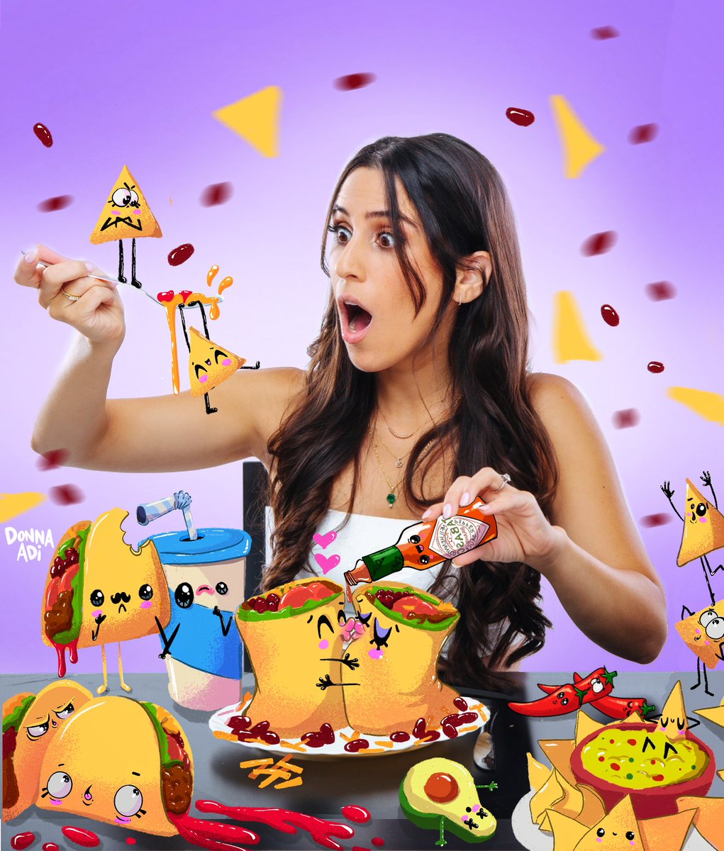 donna_adi's tweet photo. NACHO AVERAGE MONDAY! #Pregnancy #Cravings #Mexicanfood!!! I’ve been going through some serious stages of #obsessions with with different foods!! Can’t wait to share my next #prego craving with you!! What do you think it will be!? #artistsontwitter https://t.co/kCSPcezsDa