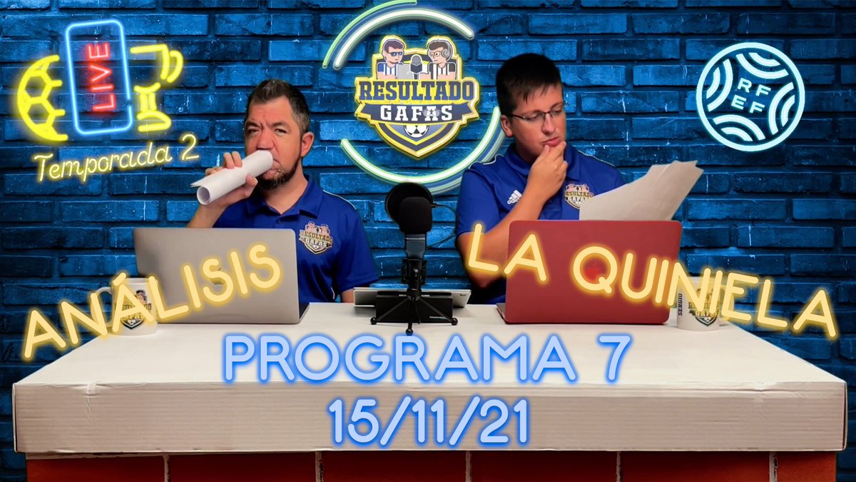resultadogafas's tweet photo. 🚨¡NUEVO PROGRAMA!📺

👉Analizamos la Jornada 1️⃣1️⃣ de 2ªRFEF con todos los goles⚽️ y echamos La Quiniela🧮 del próximo fin de semana‼️

@CFIntercity @UDAlzira @CanteraGranota @CD_ElEjido @CD_Eldense @YugoUDS @CD_Toledo @CD_Marchamalo 

🔗https://t.co/DH7SoSCSfr https://t.co/BEaC17gQ99