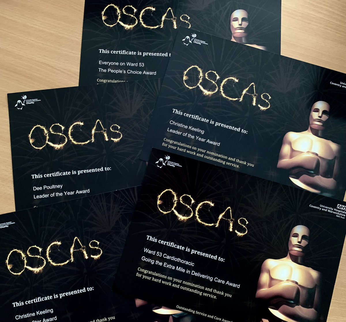 Tracey Fenwick π (@traceyfenwick) on Twitter photo Today we managed to hand over the last of our OSCA nominations. Not only two nominations for Chris but a World Class Colleague nomination too! <a href="/ChristineKeeli4/">Bob Helper</a> we hope Chris is as proud of herself as we are of her ππ»ππ»ππ»ππ»πππ<a href="/UHCW_TraumaNeur/">UHCW Trauma & Neuro</a> <a href="/OUhcw/">T&O-UHCW/St Cross</a> Today we managed to hand over the last of our OSCA nominations. Not only two nominations for Chris but a World Class Colleague nomination too! <a href="/ChristineKeeli4/">Bob Helper</a> we hope Chris is as proud of herself as we are of her ππ»ππ»ππ»ππ»πππ<a href="/UHCW_TraumaNeur/">UHCW Trauma & Neuro</a> <a href="/OUhcw/">T&O-UHCW/St Cross</a>
