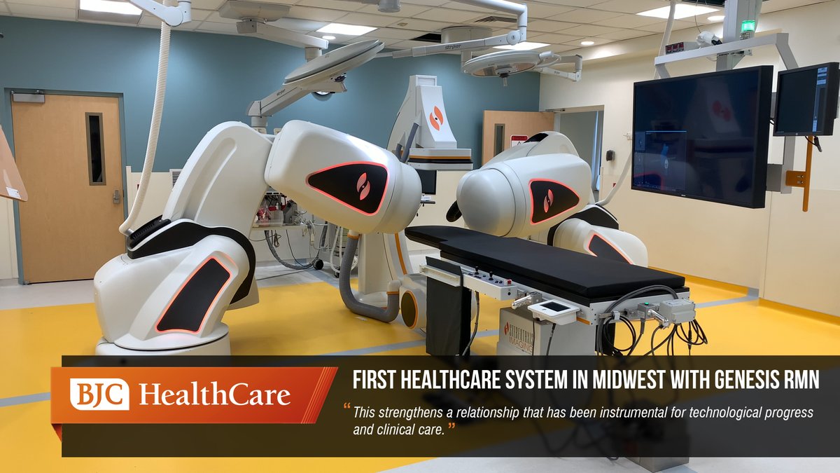 Announcing📢 <a href="/BJC_HealthCare/">BJC HealthCare</a> establishes first Genesis RMN labs in the midwest🎉. We look forward to continued collaboration to bring #RoboticEP to #arrhythmia patients!
Full press release: ir.stereotaxis.com
<a href="/MissouriBaptist/">Missouri Baptist</a> <a href="/BarnesJewish/">Barnes-Jewish</a> 
#EPeeps #MedTech #CardiacAblation