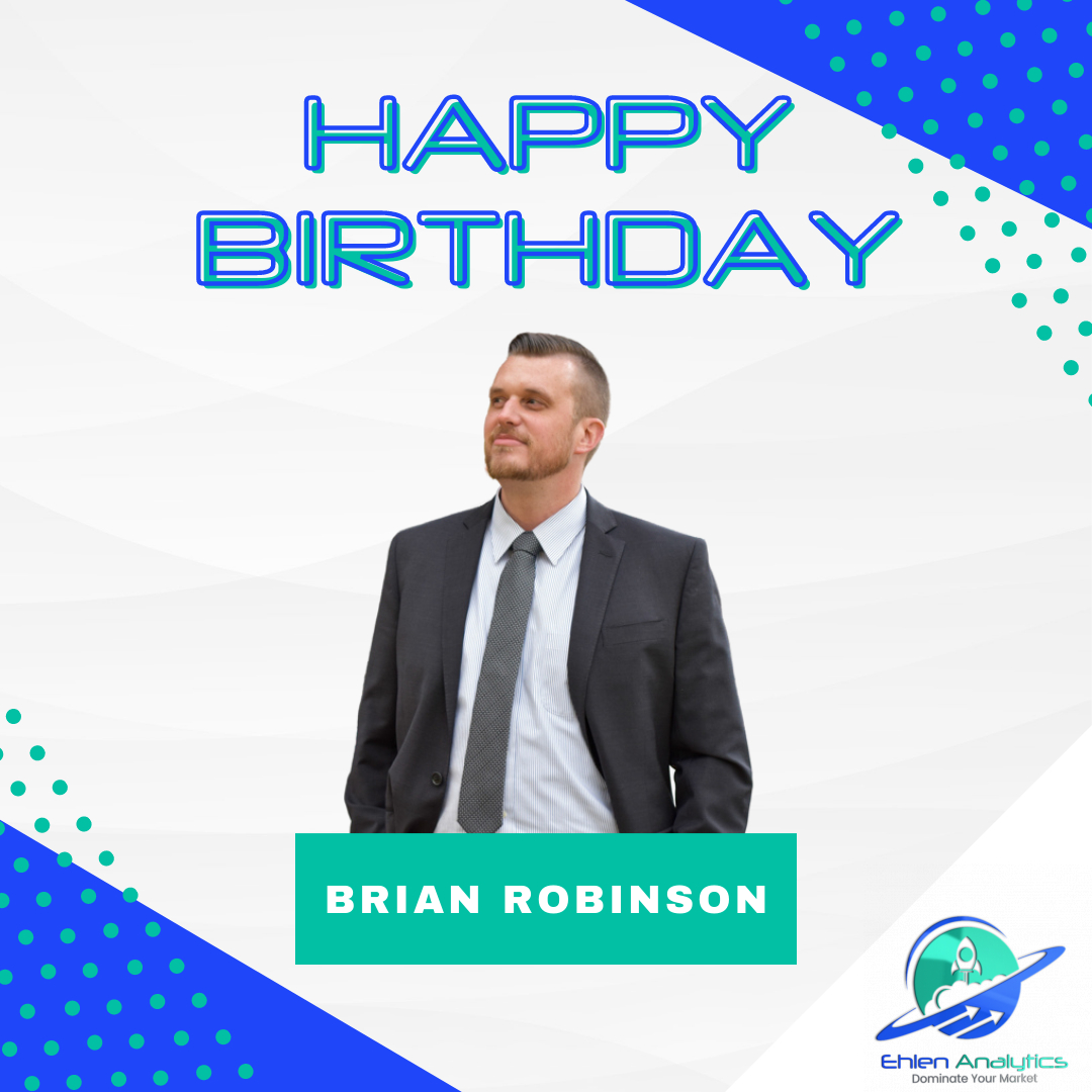 EhlenAnalytics's tweet photo. Happy Birthday to our AMAZING Chief Operating Officer, Brian Robinson! 🎂

Brian is always hard at work helping lead Ehlen Analytics down the road to success! We hope you have a great day, Brian! You deserve it! 🙌

#EhlenAnalytics #DigitalMarketing #DominateYourMarket https://t.co/02FeRPF5ru