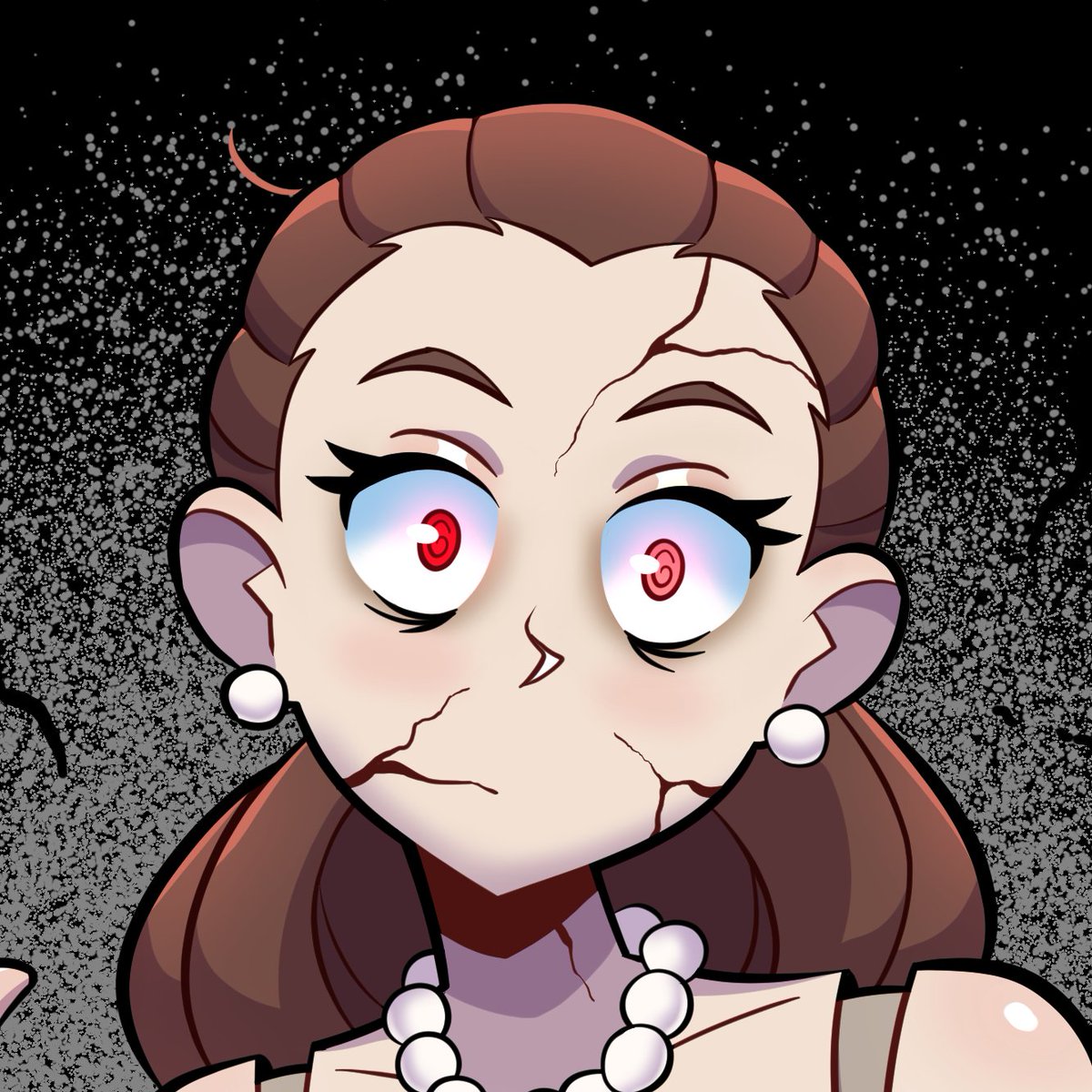 NoirNe0's tweet photo. Here is a half body commission for @ber449 featuring Emily from the band (Stygal) I had a fun time making this creepy gal thank you so much for commissioning me! 😁👍 #commissionsopen #Commission #digitalart #dollcharacter #doll #stygal #digitalillustration #cuteandcreepy https://t.co/i8n6A4QsGo