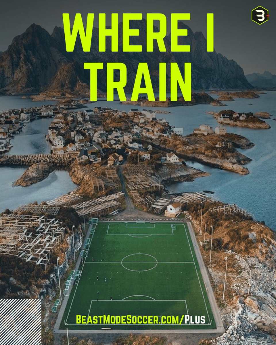 BeastModeSoccer's tweet photo. 📛WHERE I TRAIN!📛

I want to know more about the ballers using the Beast Mode Soccer+ App!

STILL obsessing over this one in Norway! Send your training setup to me! Tag us and use the hashtag #UpgradeYourTraining to get featured!

 #beastmodesoccer #beastmodesoccerplus https://t.co/gWEfu94RE6