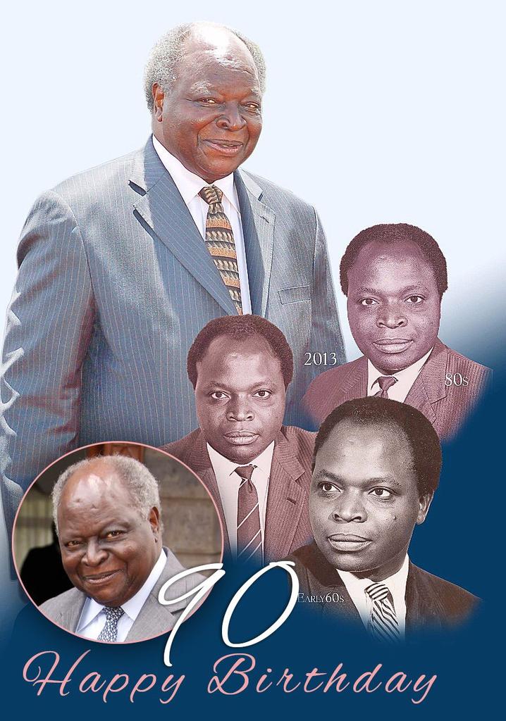 Happy 90th birthday the third President of Kenya, Mwai Kibaki. 
Photo: Courtesy 