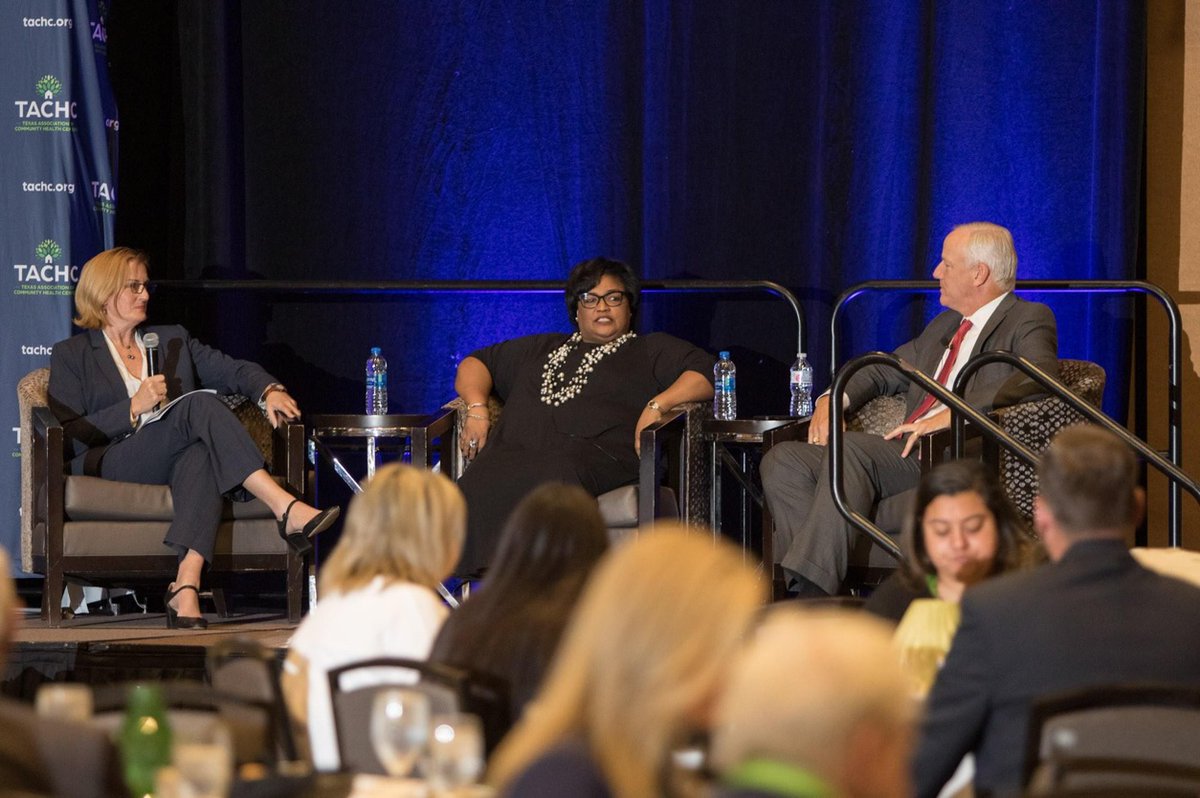 TexasCHCs's tweet photo. Honored to have @RepJamesFrank @RepToniRoseTX join TACHC's ED Jana Eubank for a lively discussion. We also awarded them with TACHC's Legislative Hero Award. Thank you! #TACHC38 https://t.co/Cmo1Xb3VEX