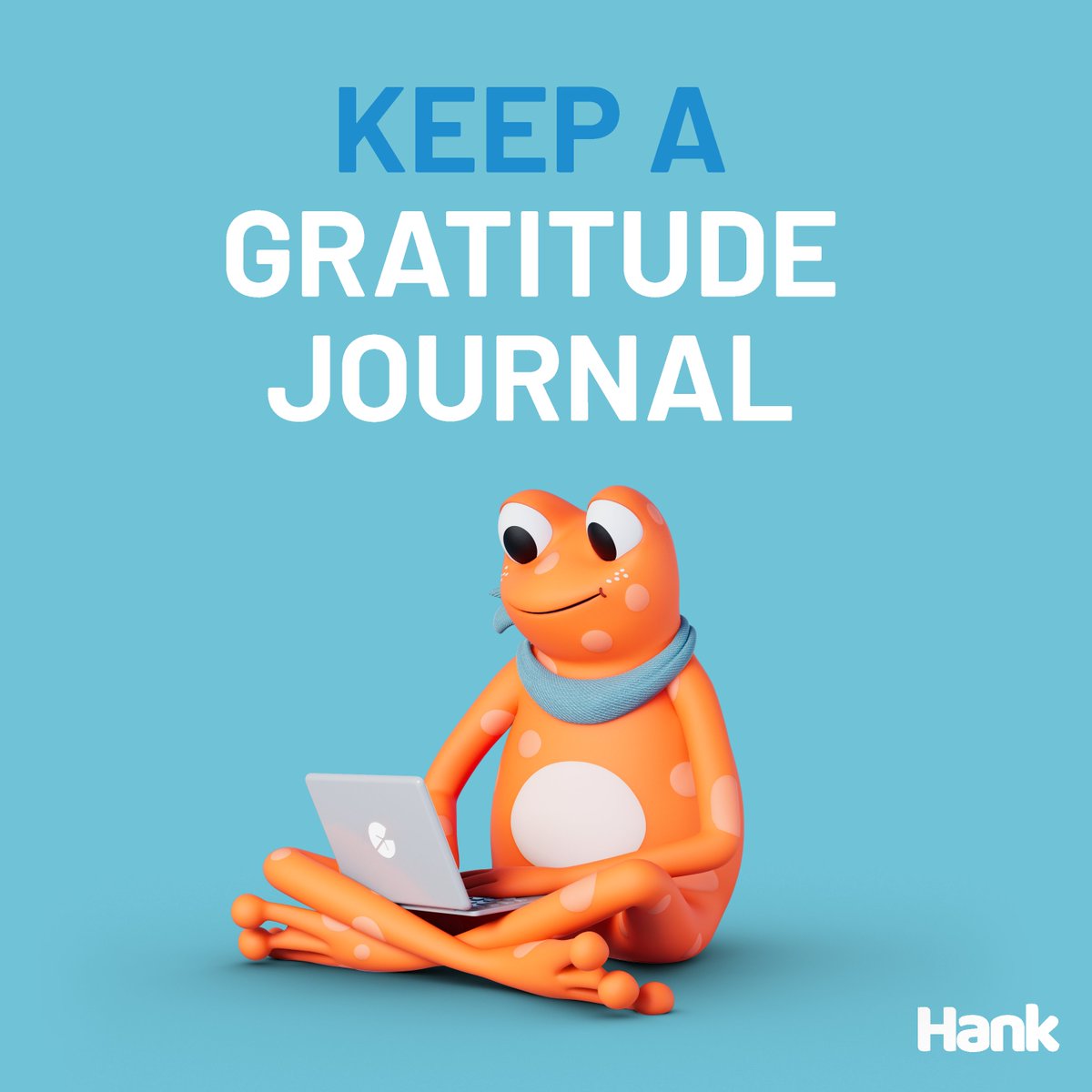 Writing down three things that you are grateful for each day is an easy way to reset your brain to see the glass half-full!